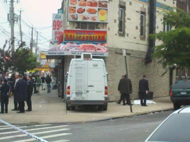 A man was shot in the head Tuesday on Flatbush Avenue and East 36th Street, fire officials said.