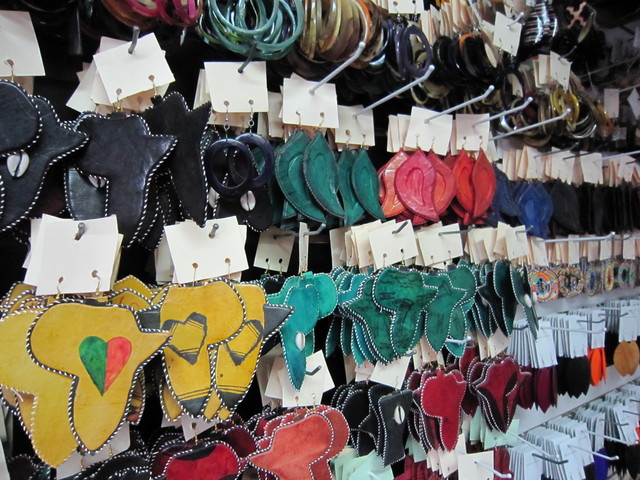 <p>Some of the items sold at Kaarta Imports African Fabrics are unique, said customer Lioness Brown.</p>

