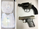 Fare Beaters Busted with Guns, Bulletproof Vest at Subway Station