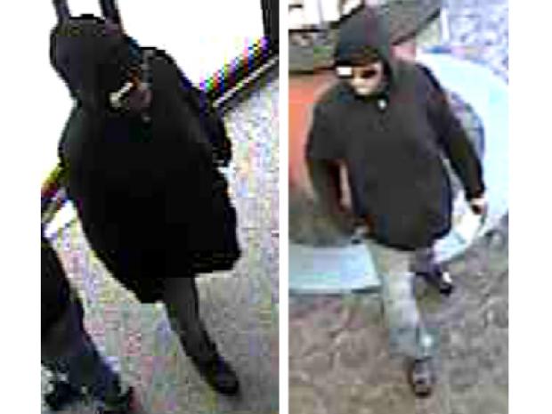 The man pictured here allegedly robbed the Northfield Bank branch at 325 Bay Street in Stapleton on Tuesday, May 1, police said