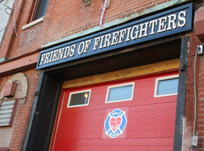 <p>The Friends of Firefighters headquarters at 199 Van Brunt St. in the Red Hook neighborhood of Brooklyn.</p>
