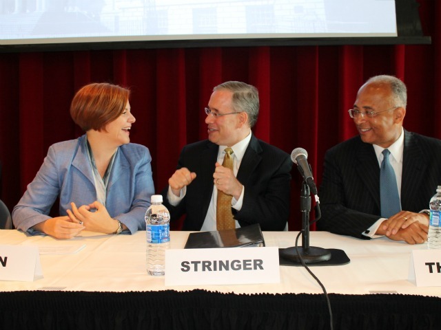 <p>City Council Speaker Christine Quinn, Manhattan Borough President Scott Stringer and former Comptroller Bill Thompson are among the top contenders for the Democratic nomination next year.</p>
