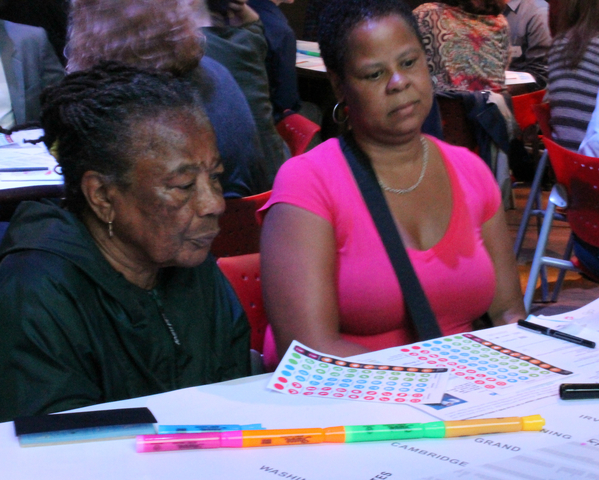 The Fulton Street Community Visioning Project at the BAM Cafe. 