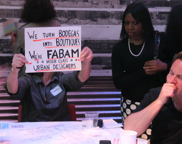 Not everyone is happy with the FAB Alliance at the Fulton Street Community Visioning Project. 