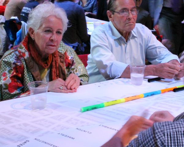 The Fulton Street Community Visioning Project at the BAM Cafe. 