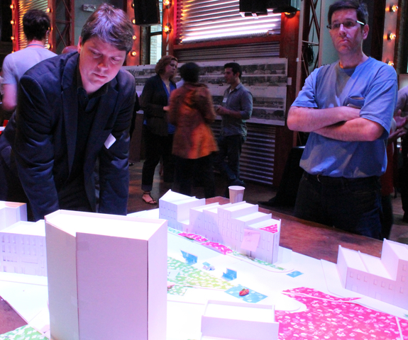 The Fulton Street Community Visioning Project at the BAM Cafe. 