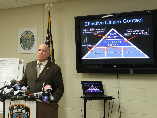 The NYPD's new training stresses courtesy and treating people stopped with respect, police brass said.