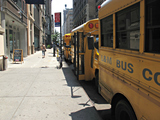 Idling School Buses Spew Exhaust on 17th Street, Locals Say