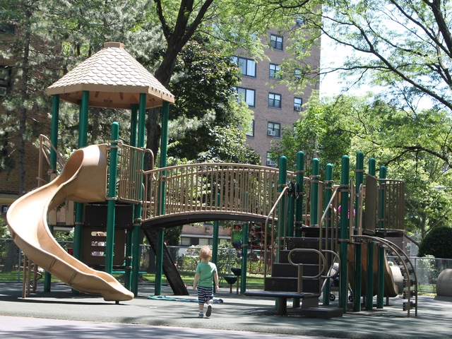 North Queensview Playground is great for small children, parents say.