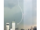 Lightning Strikes Empire State Building 