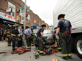 Tractor-Trailer Pins Woman in SUV in Brooklyn