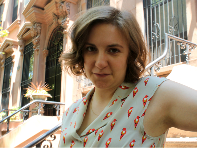 <p>Lena Dunham films scenes from "Girls" in Fort Greene.</p>
