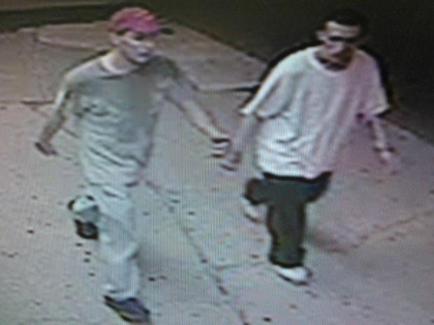 These two men allegedly stole a cash register from an Arden Heights diner early Thursday morning, July 5, 2012, the NYPD said