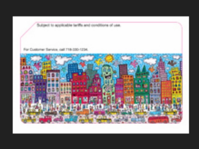 An example of a MetroCard ad.