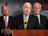 McCain Defends Weiner's Wife Against Charges of Extremist Muslim Ties