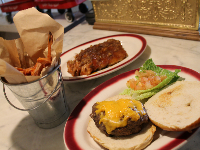Grandma's House offers 8-ounce "Hambiggers," ribs and sweet potato fries. 