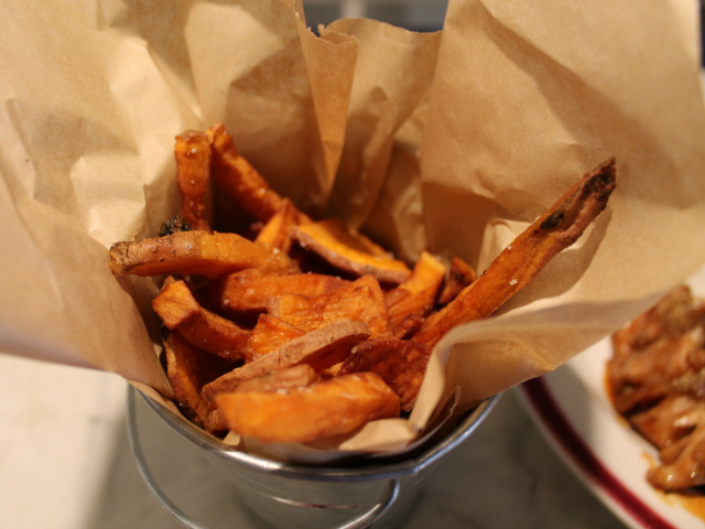 Sweet potato fries at Grandma's House. 