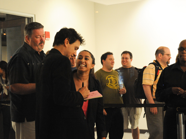 Ralph Macchio during a meet and greet with fans after the screening.