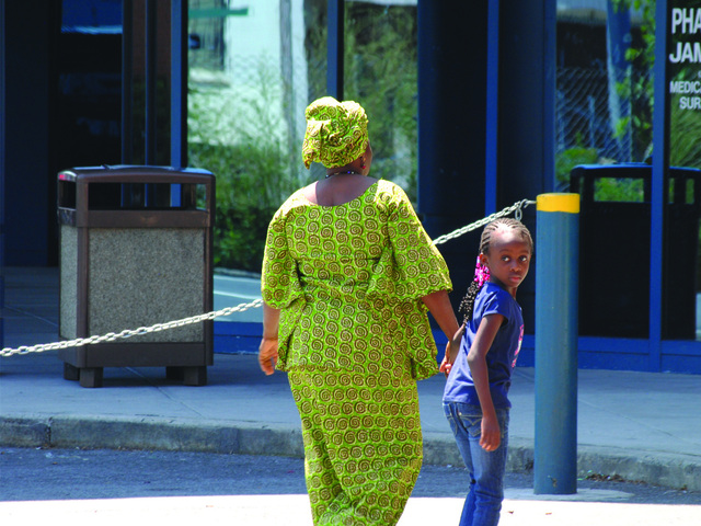 Friends and relatives, including a number of children, visited the crash victims in the hospital July 22, 2012. 