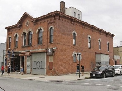 <p>Friends of Firefighters' headquarters is located in a former firehouse in Brooklyn.</p>
