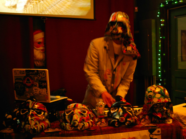 Ghetto Vader performing live.