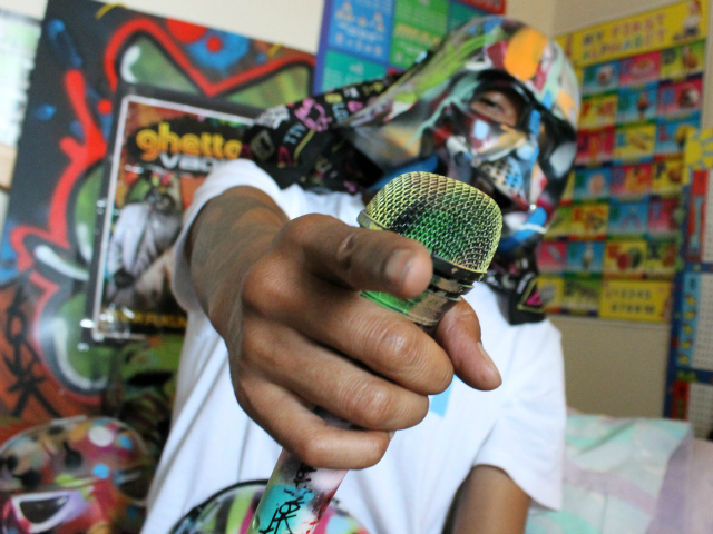 Ghetto Vader is a one-man production team, performance artist and brand.