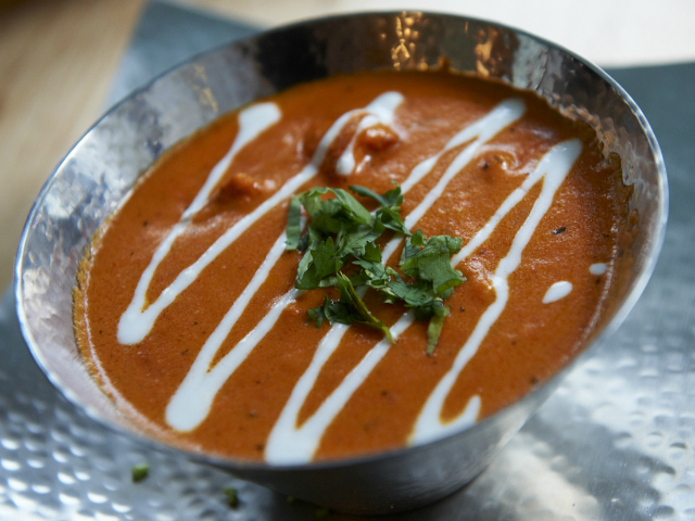 The famed butter chicken at Moti Mahal Delux on the Upper East Side. 