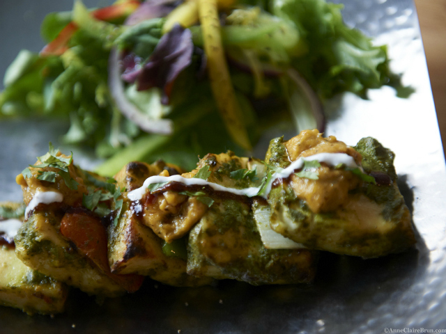 Paneer Tikka at Moti Mahal Delux on the Upper East Side. 