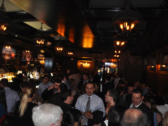 121 Fulton Bar offers several flat-screen TVs for the event.