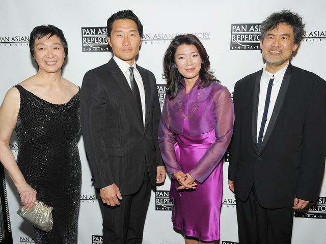 (L-R) Pan Asian Repertory Producing Artistic Director Tisa Chang, actor/honoree Daniel Dae Kim, anchorwoman Vivian Lee and writer David Henry Hwang attend 'Legacy And Homecoming' the Pan Asian Repertory's 35th Anniversary Gala at The Edison Ballroom on March 19, 2012 in New York City.
