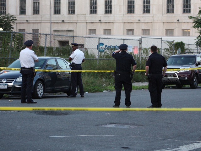 Police were investigating a drive-by shooting Sunday night, July 29, 2012, that left six people injured, including a toddler and two teenagers, the NYPD said.