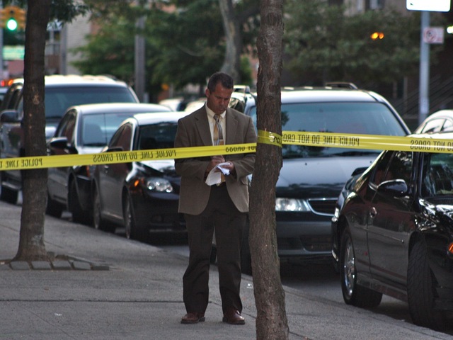 Police were investigating a drive-by shooting Sunday night, July 29, 2012, that left six people injured, including a toddler and two teenagers, the NYPD said.