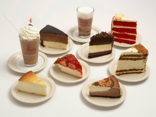 Junior's Restaurant is best known for its incomparable cheesecake. 