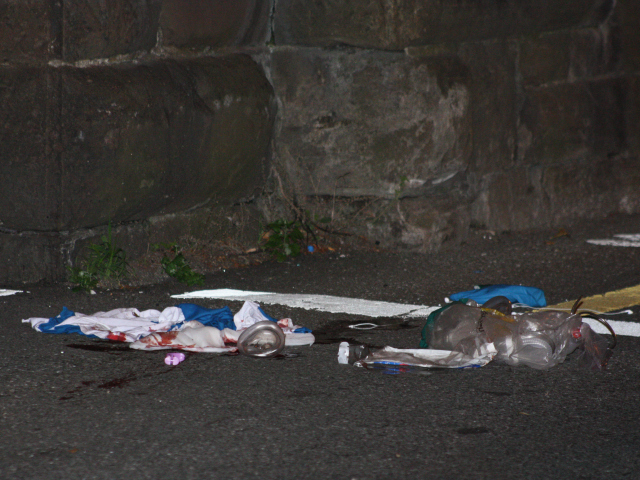 A cyclist was struck by a cab at Park Avenue and East 108th Street July 30, 2012. 