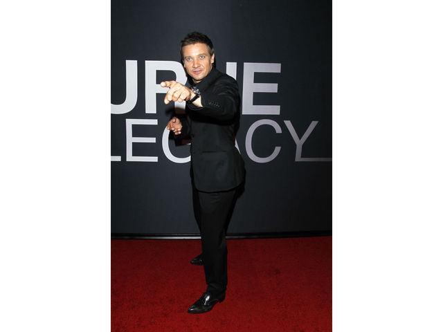 Jeremy Renner at the premiere of 