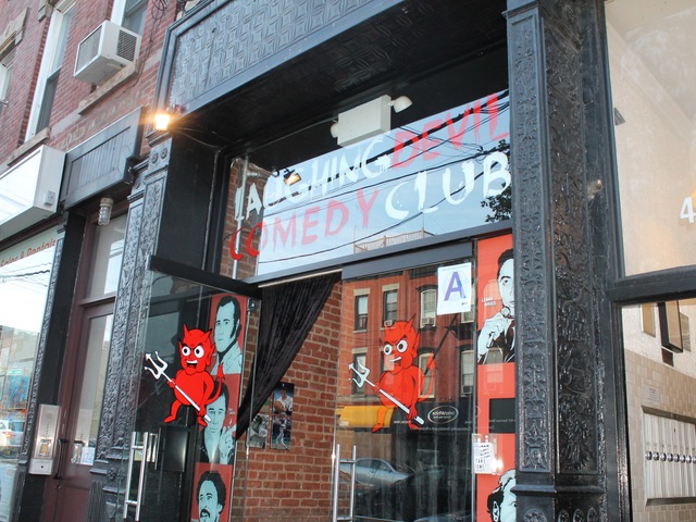 The Laughing Devil Comedy Club opened in December last year. 