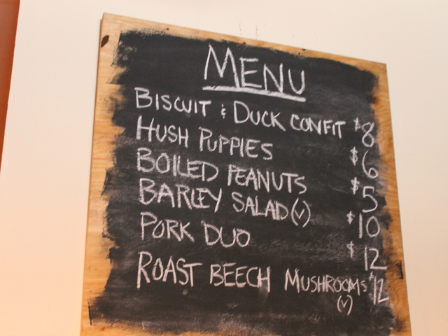 Mama Joy's has specialties including cracked black pepper biscuits, boiled peanuts and cornbread with pork belly.
