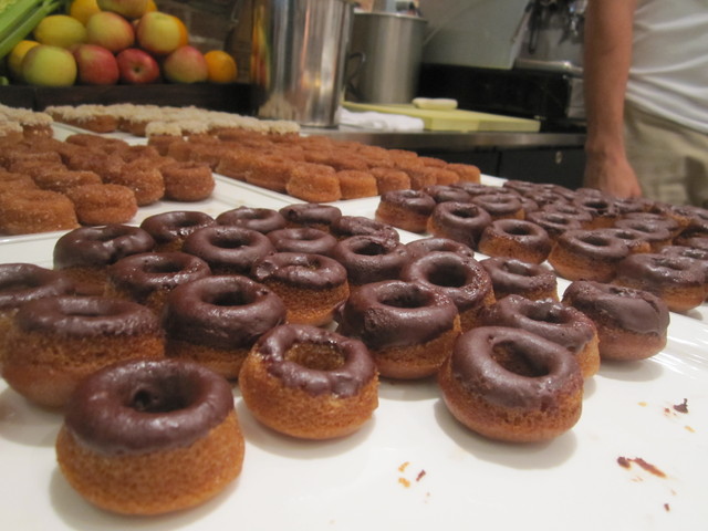 Vegan Divas' chocolate covered mini-doughnuts. 
