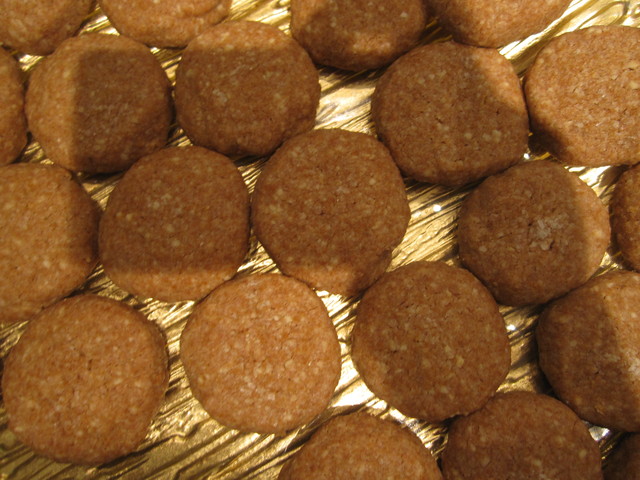 Spelt cookies at Vegan Divas. 