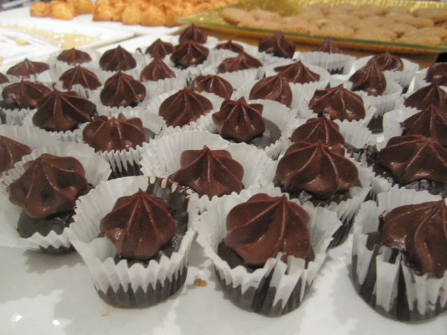 Double chocolate brownies at Vegan Divas. 