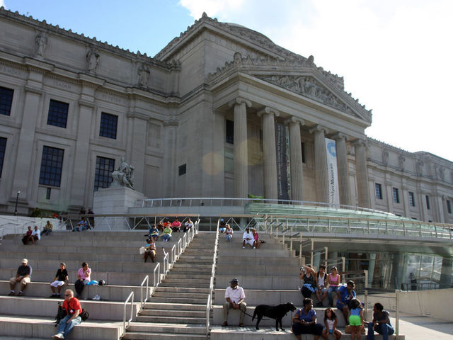 The Brooklyn Museum, across the street from 175 Eastern Parkway.