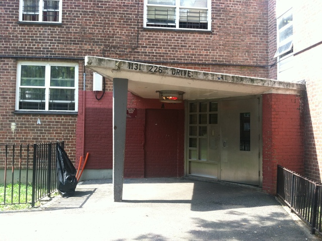 A 3-month-old baby survived after falling out of the window of a second floor apartment in the Bronx's Edenwald Houses, the NYPD said, on August 7, 2012. 