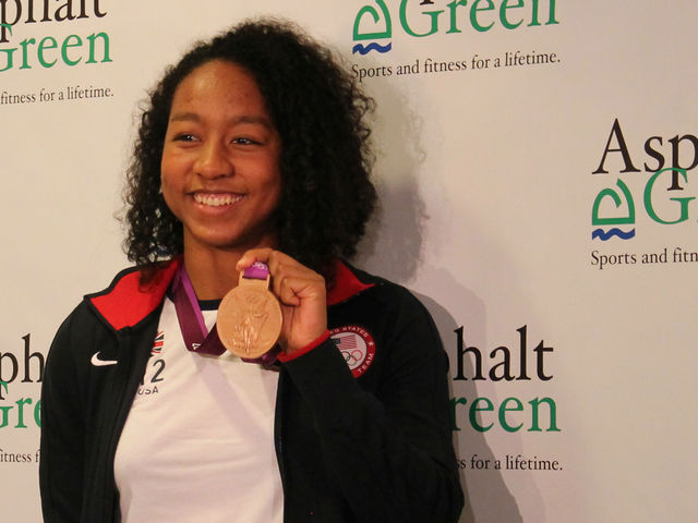 Lia Neal, 17, returns to New York an Olympic bronze medalist.