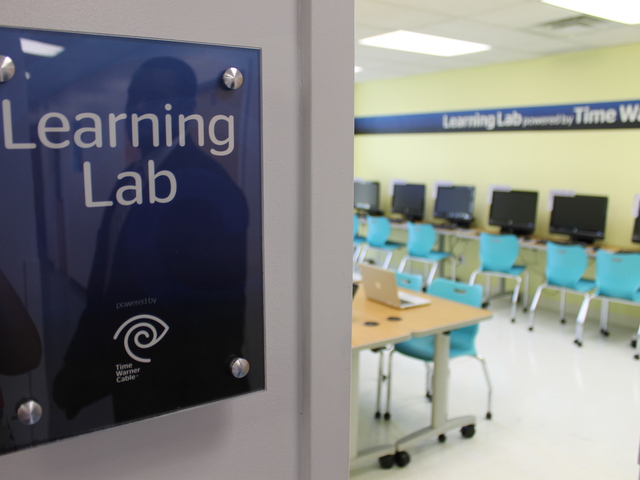 A more than $50,000 donation from Time Warner Cable paid for a new computer lab at the nonprofit Good Shepherd Services on Fifth Avenue in Park Slope.