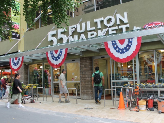 The new 55 Fulton Market opened Aug. 15, 2012. 