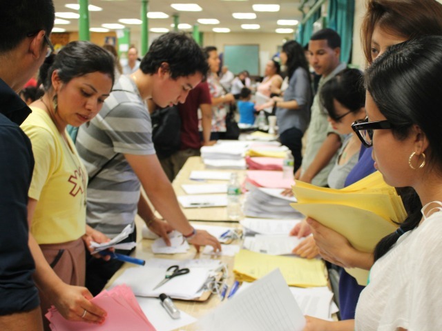 Wednesday was the first day for undocumented New Yorkers brought to the U.S. as children to apply for special work permits.