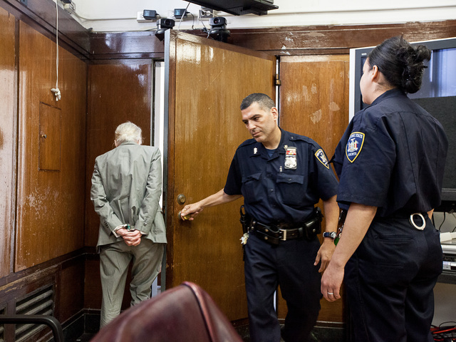 Anita Collins appears in Manhattan Supreme Court on August 16th, 2012.