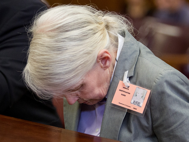 Anita Collins appears in Manhattan Supreme Court on August 16th, 2012.