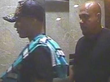 The men in this photo were part of a trio that allegedly robbed three people in a Washington Heights apartment Friday, Aug. 10, 2012, the NYPD said.