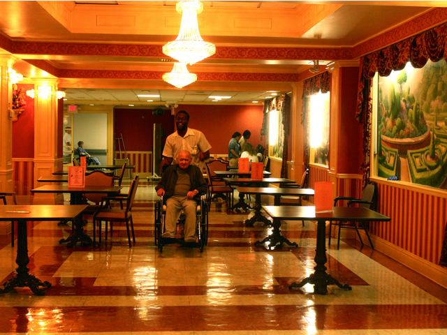 Filmmakers from Old School Films shoots documentaries based on the story's of seniors at the Cobble Hill Health Center.